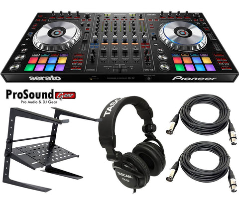 Pioneer Pro DJ DDJ-SZ DJ Professional DJ Controller - Free Tascam HP - Laptop Stand - XLR Cables (Pair) - (ProSoundGear Authorized Seller)